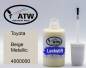 Preview: Toyota, Beige Metallic, 4000000: 20ml Lackstift, von ATW Autoteile West.